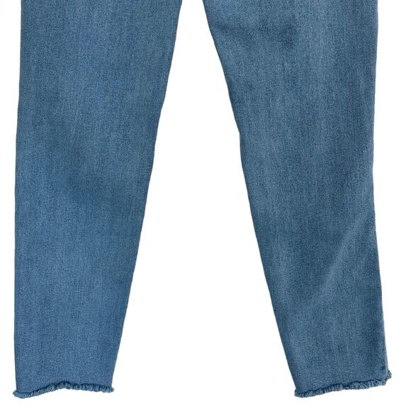 Celebrity Pink JRS SZ 1/25 Jeans Mid-Rise Stretch Frayed Distressed Light Wash - Picture 7 of 10